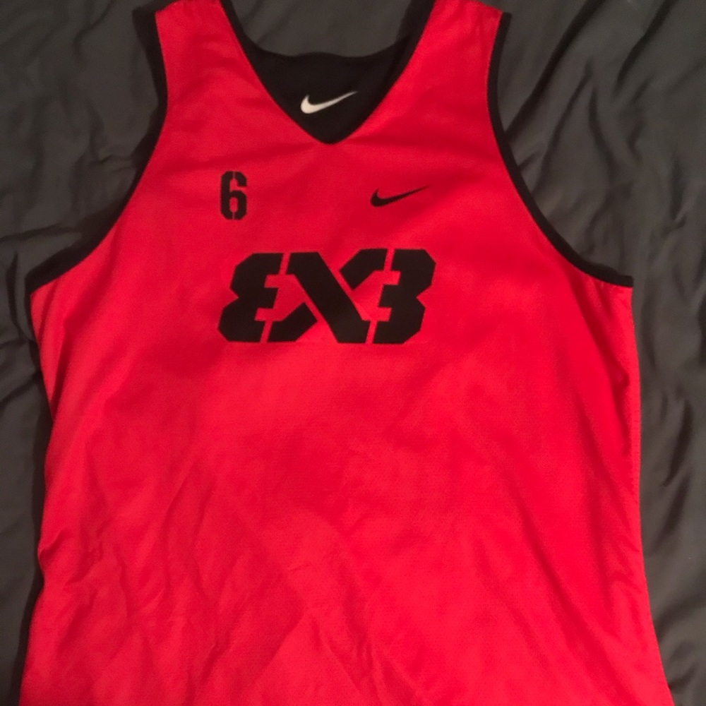 RARE NIKE FIBA 3x3 reversible Jersey  mens size xxl